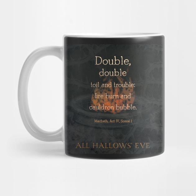 Double, double toil and trouble, Macbeth Witches, Halloween by Stonework Design Studio